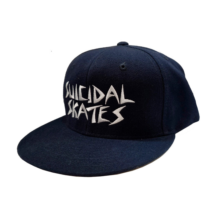 SUICIDAL SKATES LOGO SNAPBACK NAVY