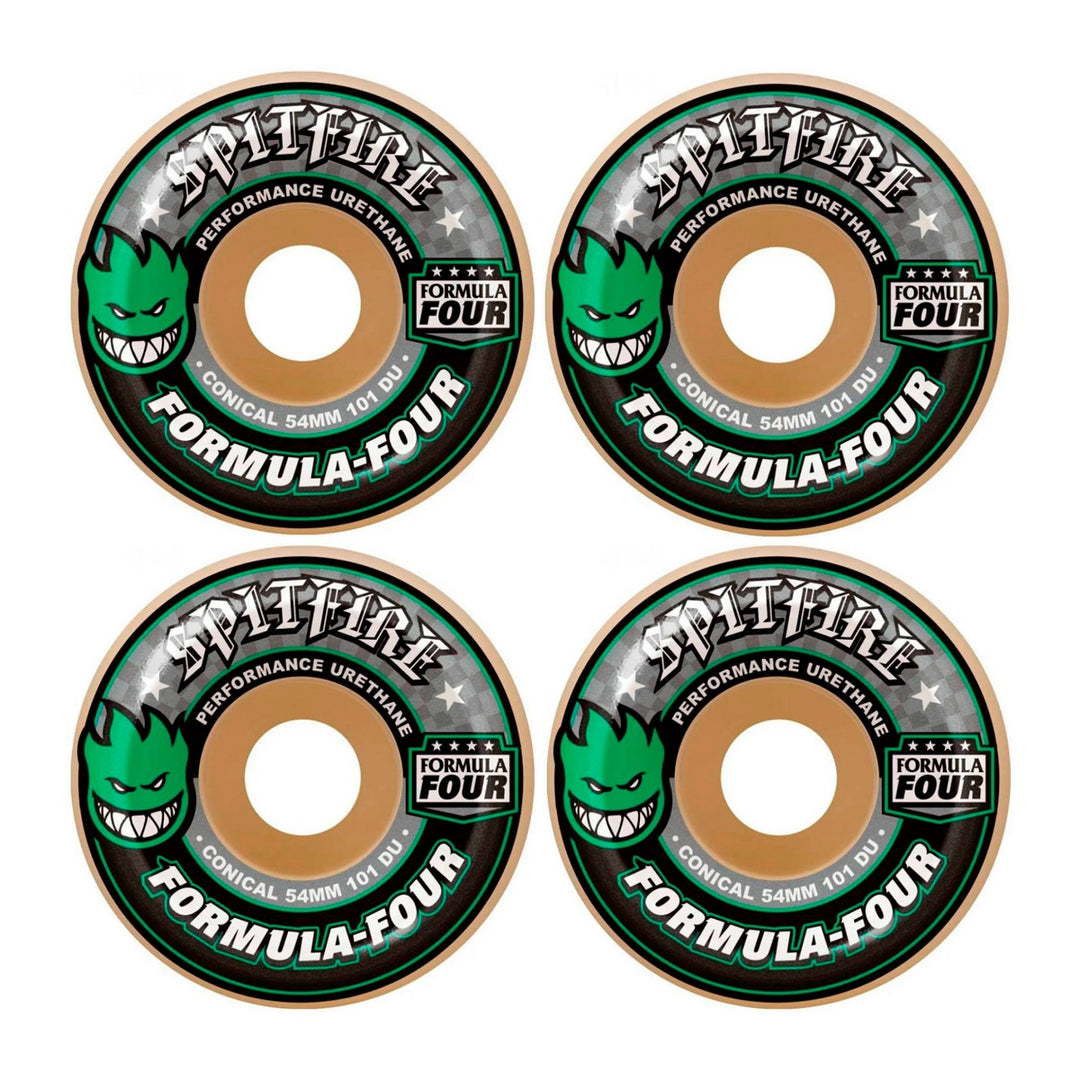 F4 101 DURO CONICAL GREEN PRINT 54mm U2727-C01S01