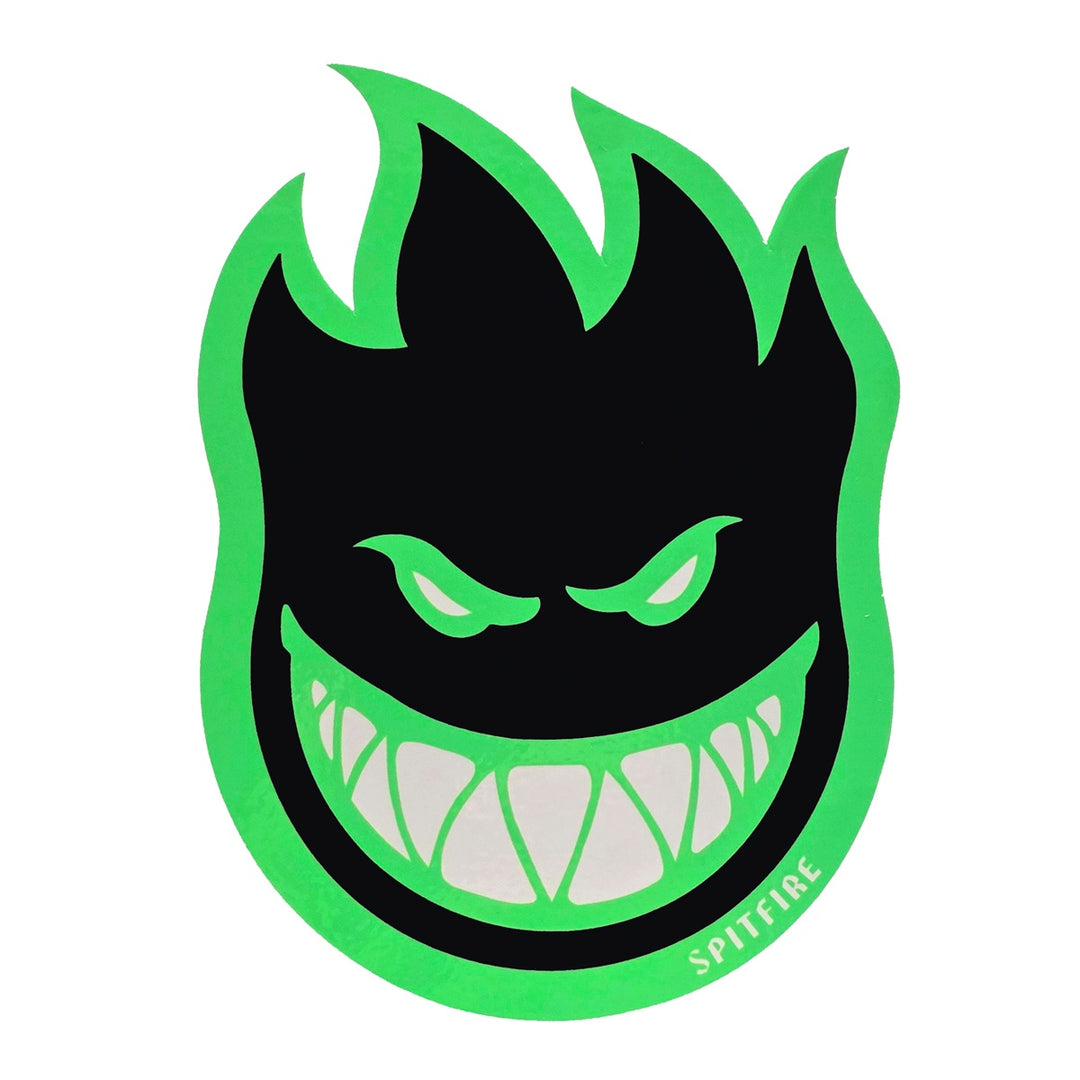 BIGHEAD FILL MIDIUM NEONGREEN/BLACK スケートボード スケボー ステッカー シール