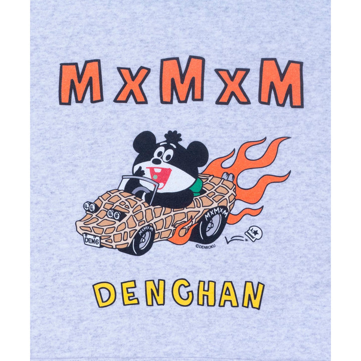 でん六 x MxMxM “ピーナッツの車とでんちゃん” HOODIE GRAY (でん六 x MxMxM エアーフレッシュナー付き)
