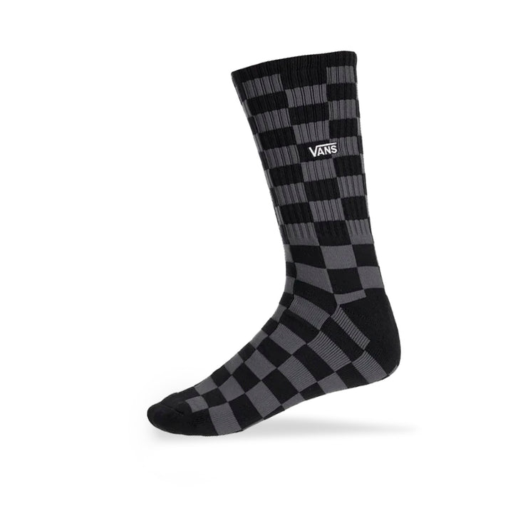 CHECKERBOARD CREW SOCKS BLACK/CHACOL スケートボード スケボー キャップ メンズ クルーソックス 靴下 ソックス