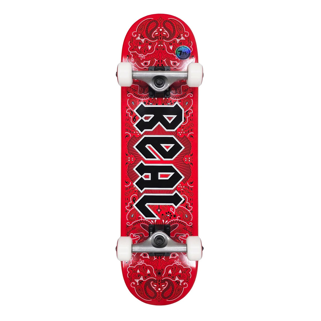 BANDANA RED 7.75 キッズサイズ スケートボード スケボー コンプリート 完成組立品 セット