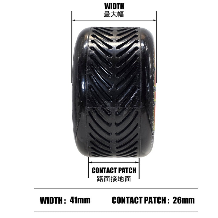 THUNDER JUICE DIRT TIRES BLK 70mm 78A スケートボード スケボー ウィール