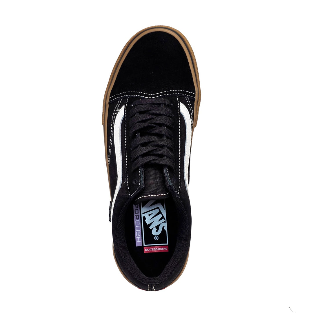 VANS SKATE OLD SKOOL (オールドスクール) BLACK/GUM/WHITE スケートボード スケボー シューズ スケシュー スニーカー 靴 メンズ