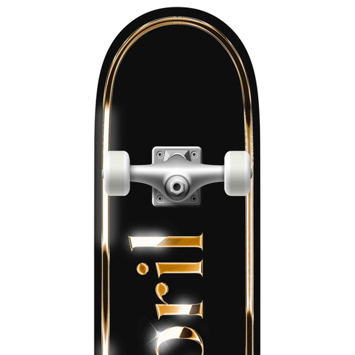 TEAM OG LOGO GOLDEN BLACK 8.0 コンプリートスケートボード スケボー コンプリート 完成組立品 セット