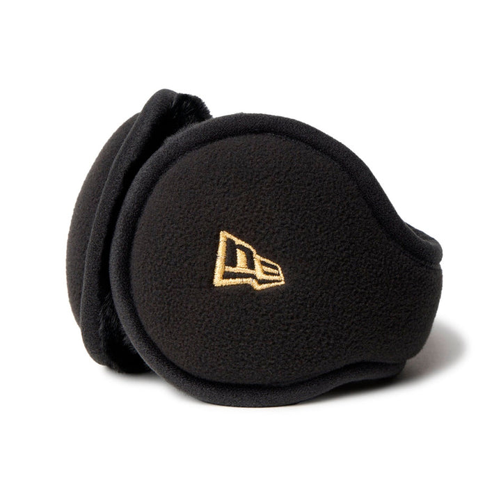 イヤーマフ フリース (ブラック/ゴールド)