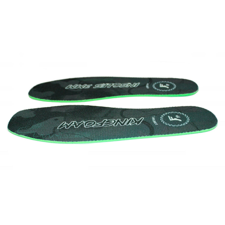 KINGFOAM FLAT INSOLES CUTTING TYPE BLACK CAMO/WHITE 3mm スケートボード スケボー インソール ソール