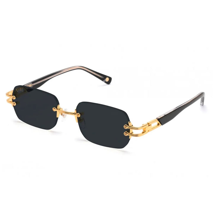 PURITY BLACK & 24K GOLD SUNGLASSES プリティー / ブラック&ゴールド / サングラス / ナインファイブ