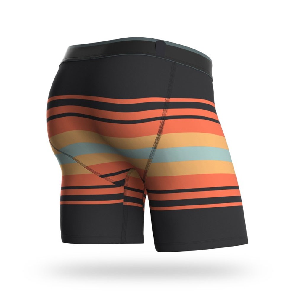 CLASSIC BOXER BRIEF PRINT ( SUNDAY STRIPE BLACK )