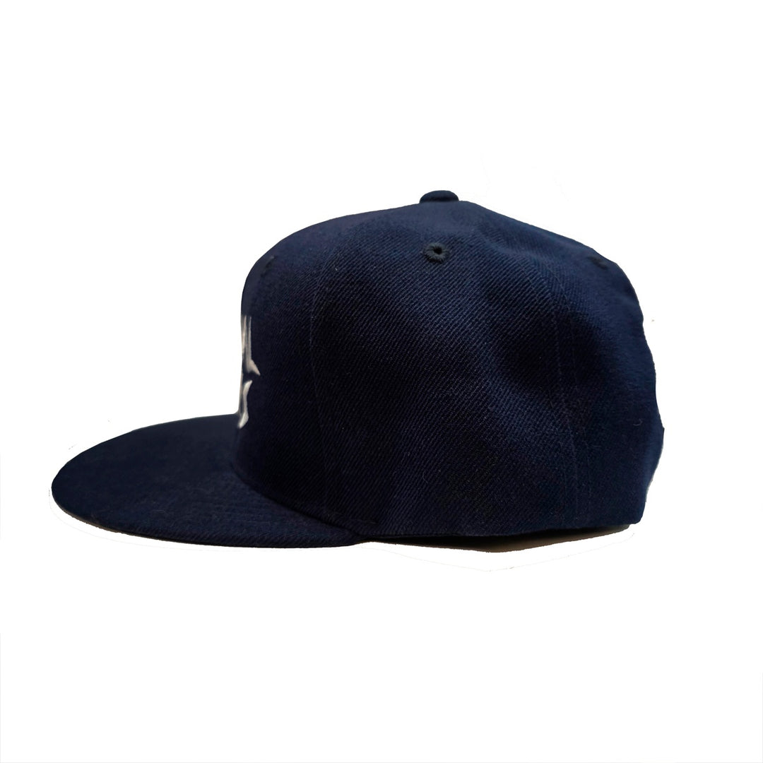 SUICIDAL SKATES LOGO SNAPBACK NAVY