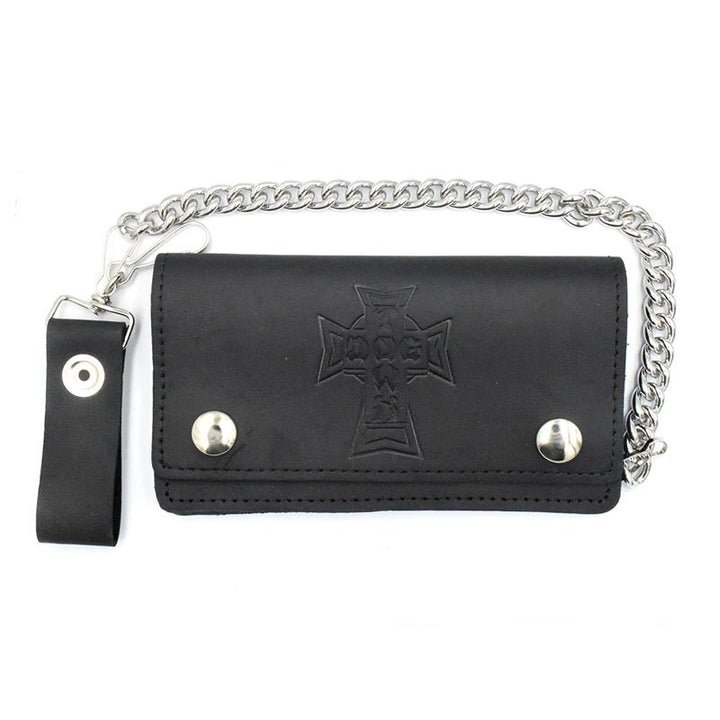 LEATHER CHAIN WALLET U0078-C01S01