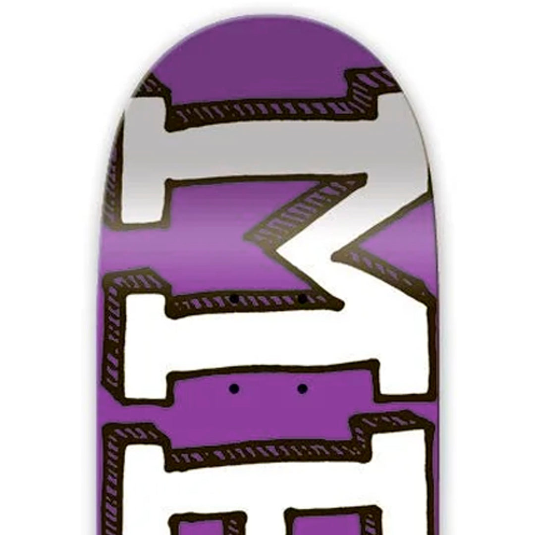 LOGO PURPLE 7.75 スケートボード スケボー デッキ