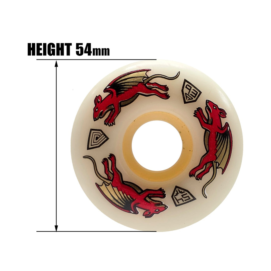 POWELL PERALTA DRAGON FORMULA NANO RAT AV4 54mmx34mm 93A スケートボード スケボー ウィール