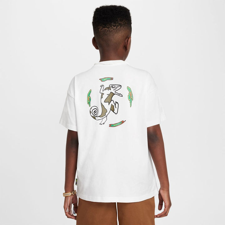 YOUTH FED AGN Tシャツ (WHITE) HF0329-100 130サイズ(XS)