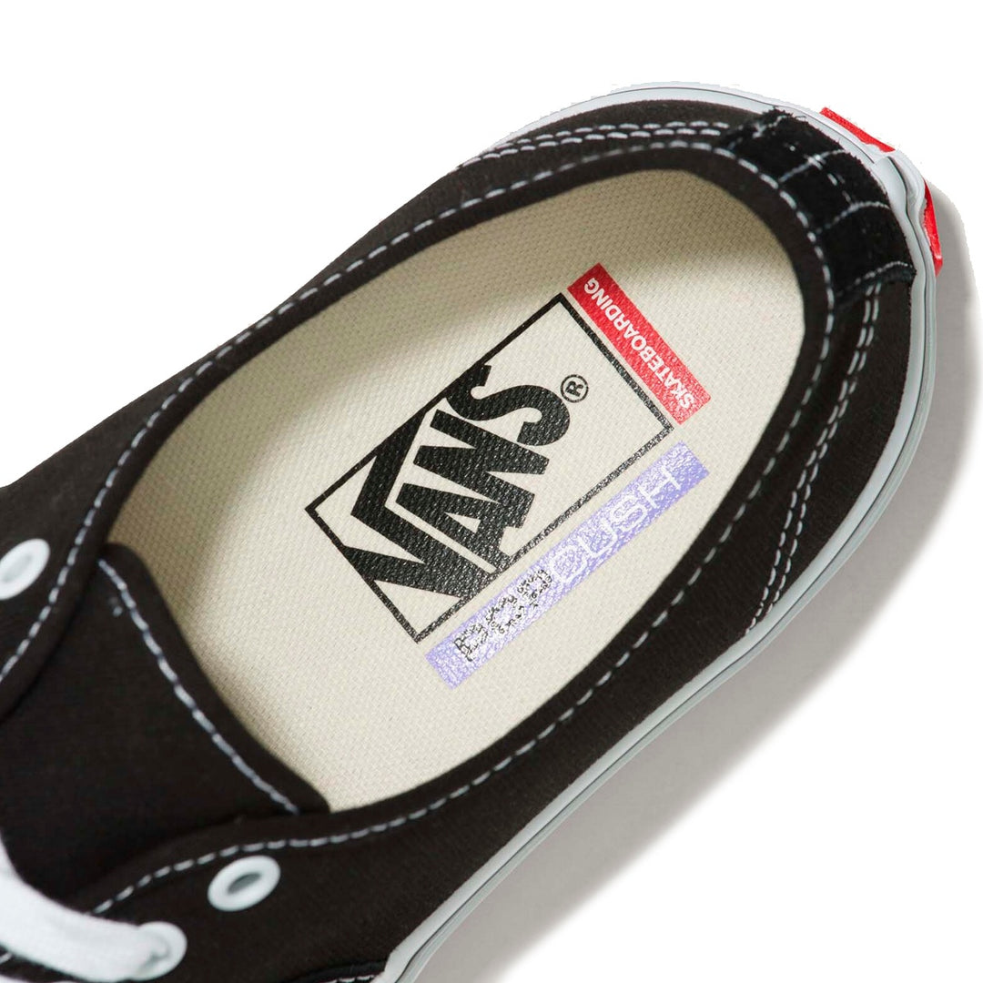 VANS SKATE AUTHNTIC スケート オーセンティック BLACK/WHITE スケートボード スケボー シューズ スケシュー スニーカー 靴 メンズ