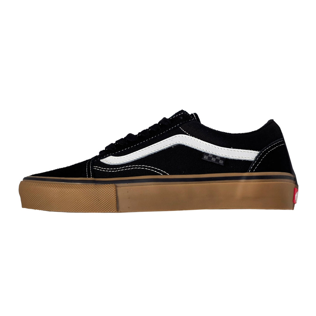 VANS SKATE OLD SKOOL (オールドスクール) BLACK/GUM/WHITE スケートボード スケボー シューズ スケシュー スニーカー 靴 メンズ