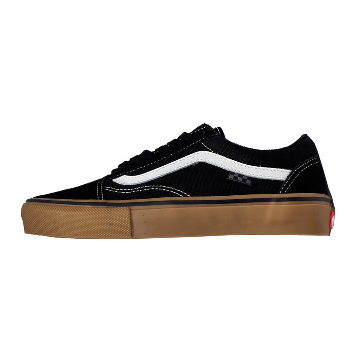 VANS SKATE OLD SKOOL (オールドスクール) BLACK/GUM/WHITE スケートボード スケボー シューズ スケシュー スニーカー 靴 メンズ