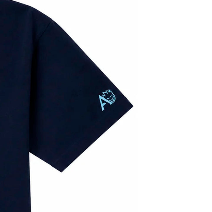 SPITFIRE x APRIL CHROME ROSE BIGHEAD NAVY c スケートボード スケボー TEEシャツ 半袖