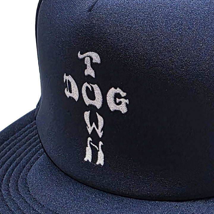 CROSS LETTER FLIP MESH HAT NAVY スケートボード スケボー キャップ メンズ アパレル 帽子