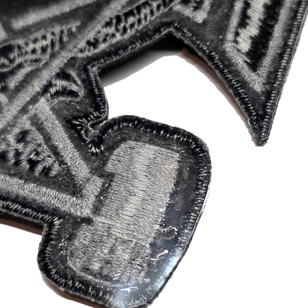 SKATE GOAT PATCH (BLACK/SILVER)