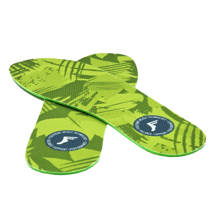 KINGFOAM FLAT INSOLES CUTTING TYPE GREEN CAMO 3mm スケートボード スケボー インソール 中敷き