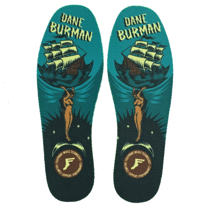 KINGFOAM FLAT INSOLES CUTTING TYPE DANE BURMAN ALTAS 7mm スケートボード スケボー インソール 中敷き