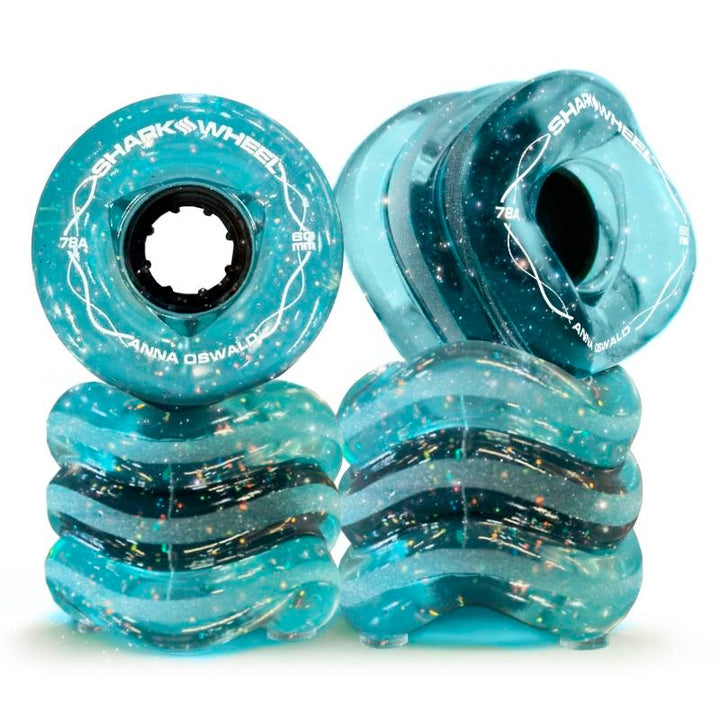 CALIFORNIA ROLL 60mm 78A BLUE/GLITTER