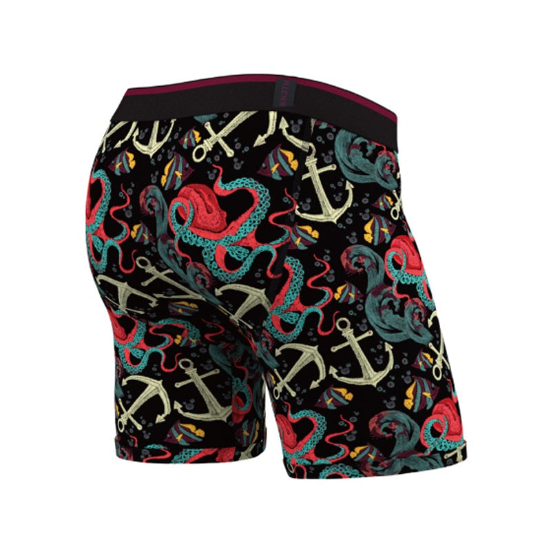 CLASSIC BOXER BRIEF PRINT ( UNDER THE SEA BLACK ) U0364-C01S01