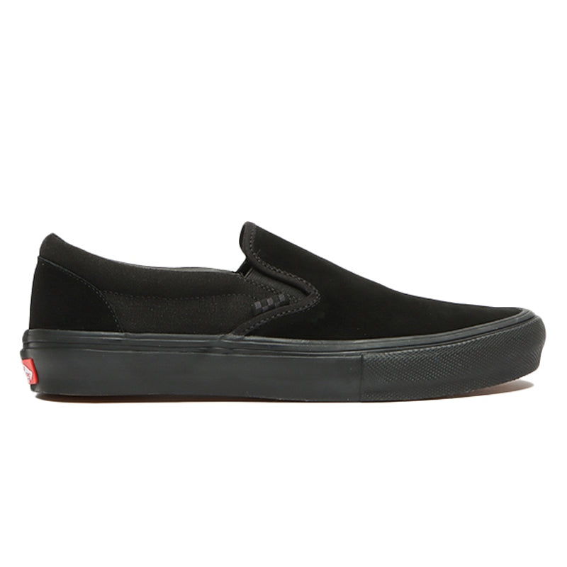 VANS SKATE SLIP-ON (スリッポン) BLACK/BLACK スケートボード
