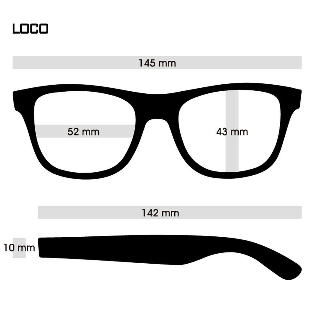 LOCO Black Soft with Fire X Gunmetal Mirror 日本製プレミアム防曇偏光レンズ vidg00530