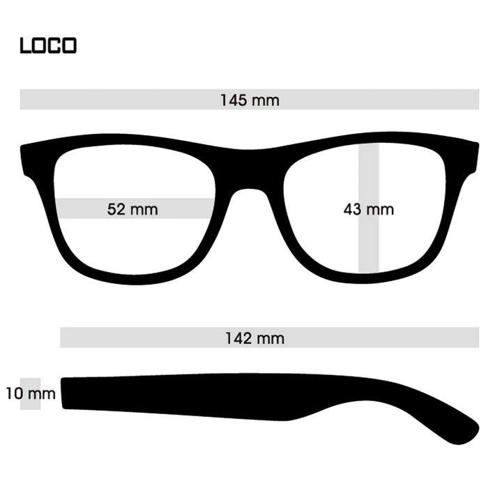 LOCO Black Soft with Fire X Gunmetal Mirror 日本製プレミアム防曇偏光レンズ vidg00530