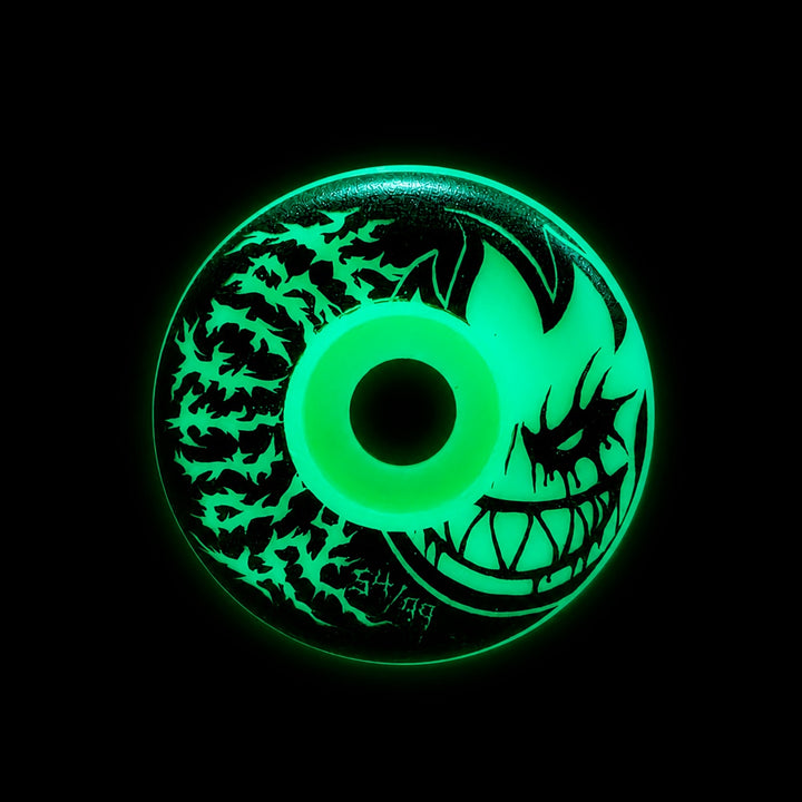 F4 99 RADIAL FULL DEATHMASK II GLOW (蓄光) 54mm スケートボード スケボー ウィール