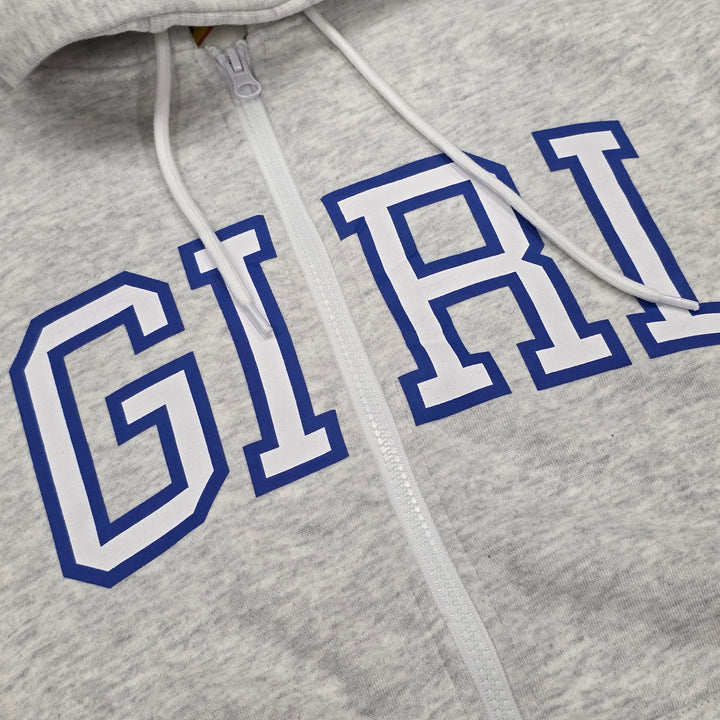 ARCH LOGO FULLZIP GREY スケートボード スケボー メンズトップス アパレル フード ジップフード