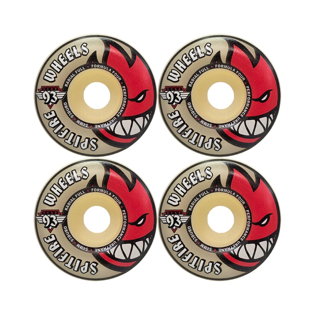 F4 93DURO SOFT SLIDERS RADIAL FULLS 54mm