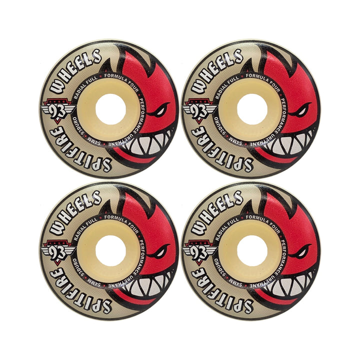 F4 93DURO SOFT SLIDERS RADIAL FULLS 54mm