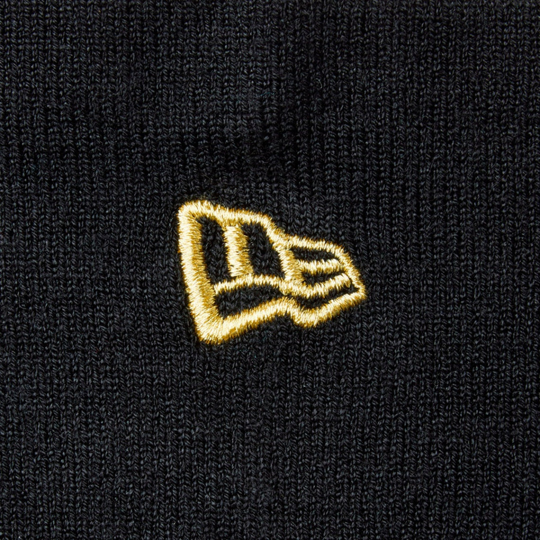 チューブネックウォーマー (ブラック/ゴールド)