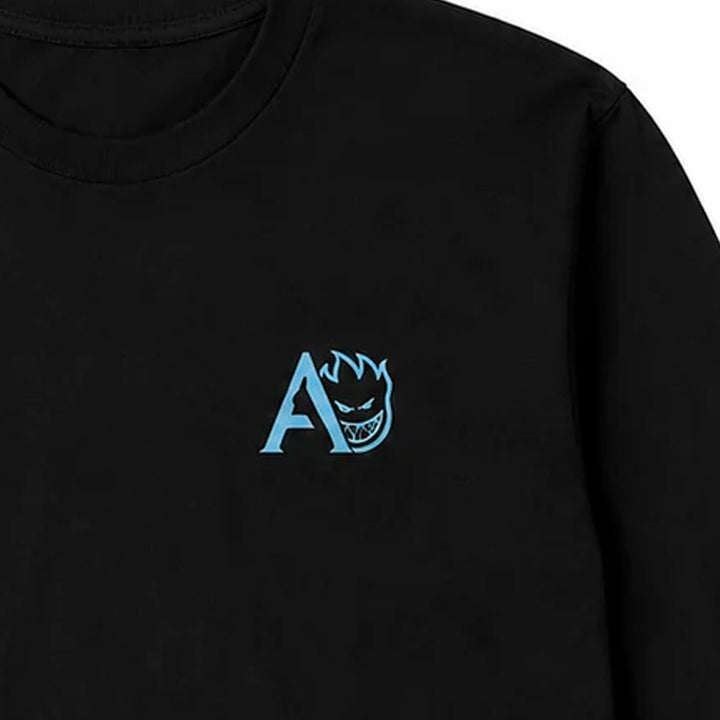 SPITFIRE x APRIL CHROME ROSE BIGHEAD BLACK Lサイズ スケートボード スケボー ロングスリーブTシャツ 長袖