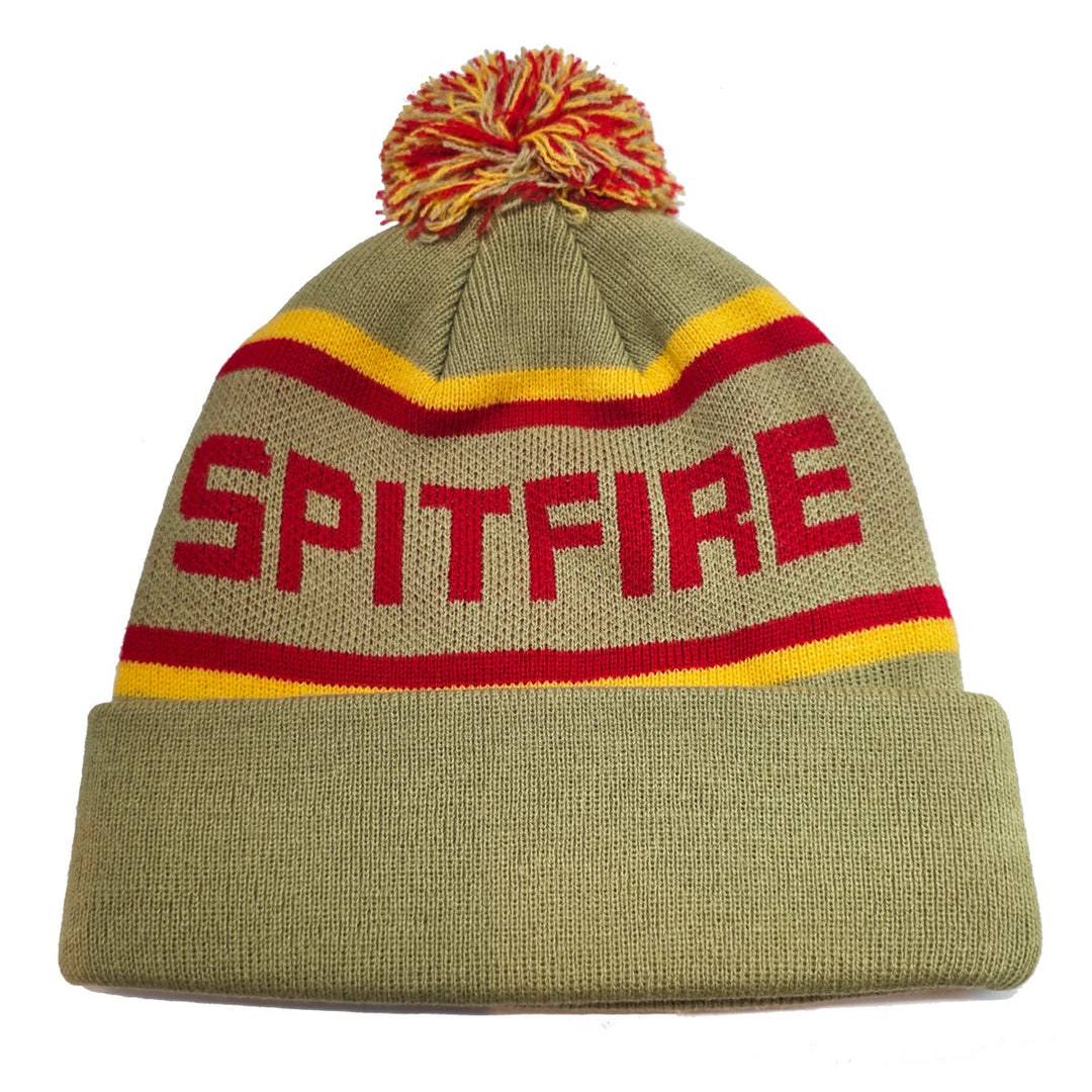 CLASSIC’87 FILL POM BEANIE (TAN/GOLD)