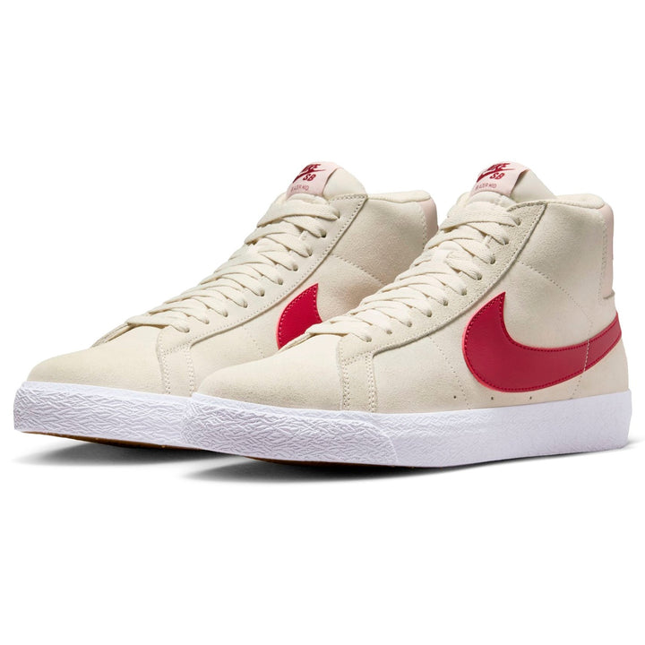 NIKE SB ZOOM BLAZER MID ( PALE IVORY/NBL RD-SL ) FD0731-100