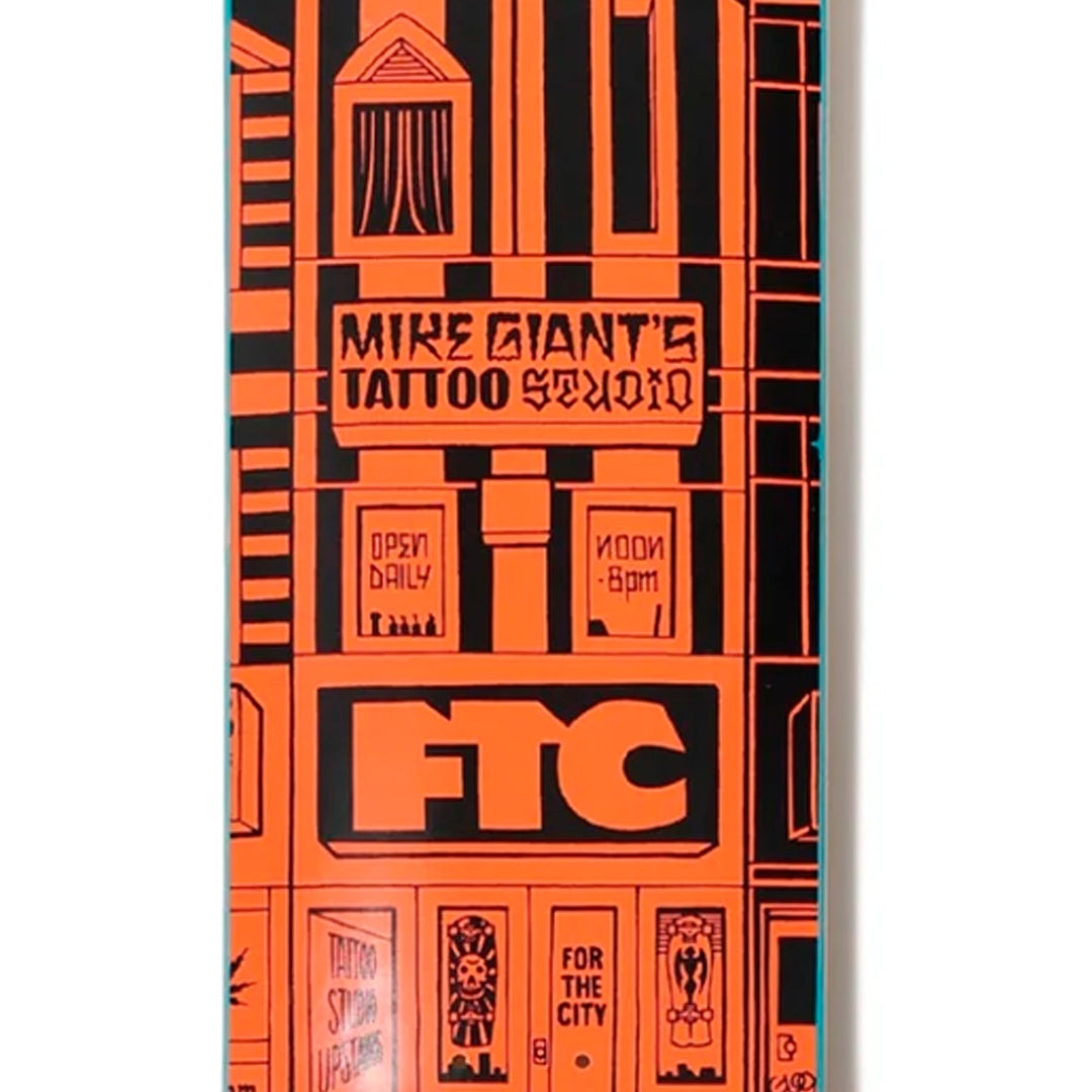 MIKE GIANT X FTC THE BLOCK ORANGE 8.0 スケートボード スケボー デッキ