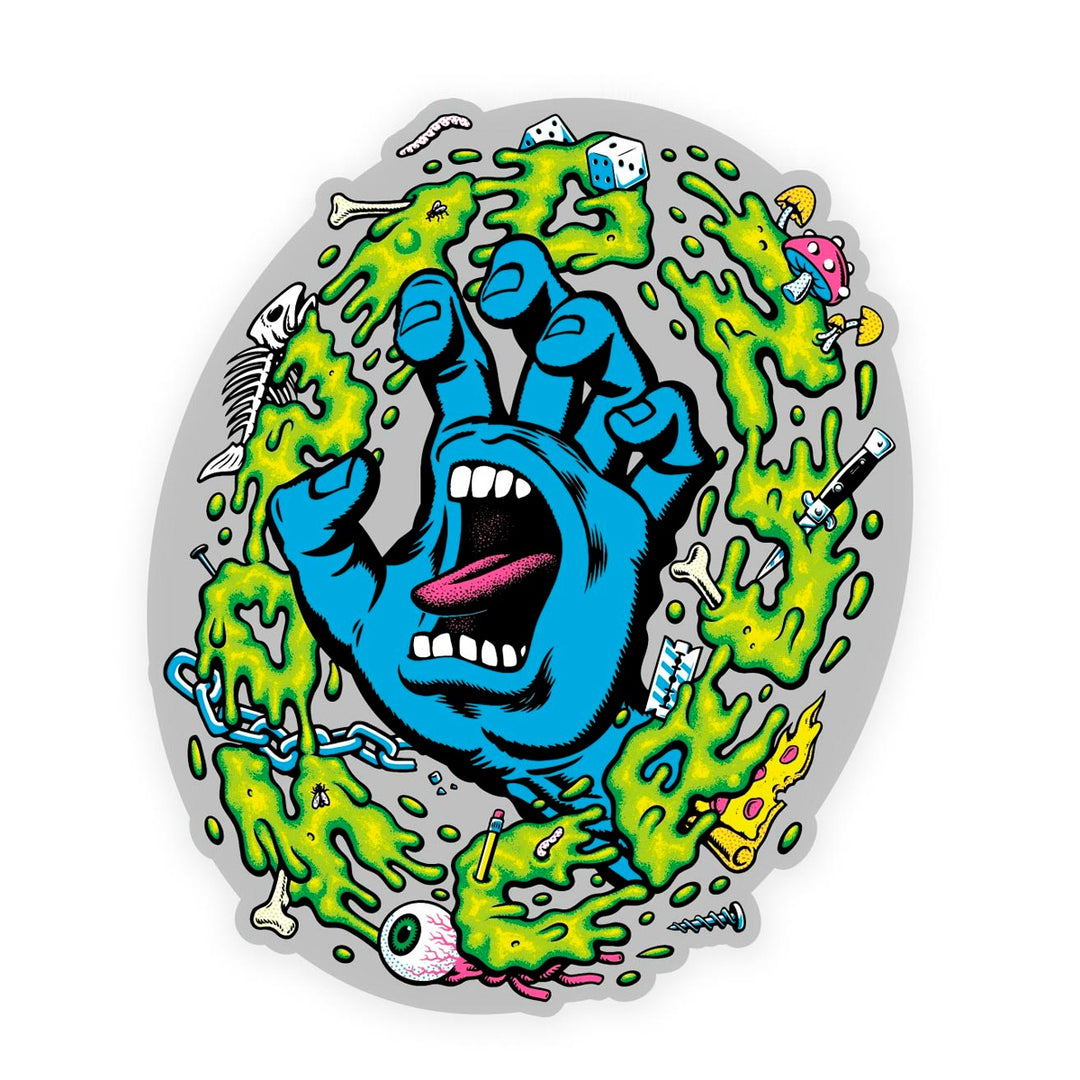 SLIME SCREAM 3.75inch スケートボード スケボー ステッカー シール