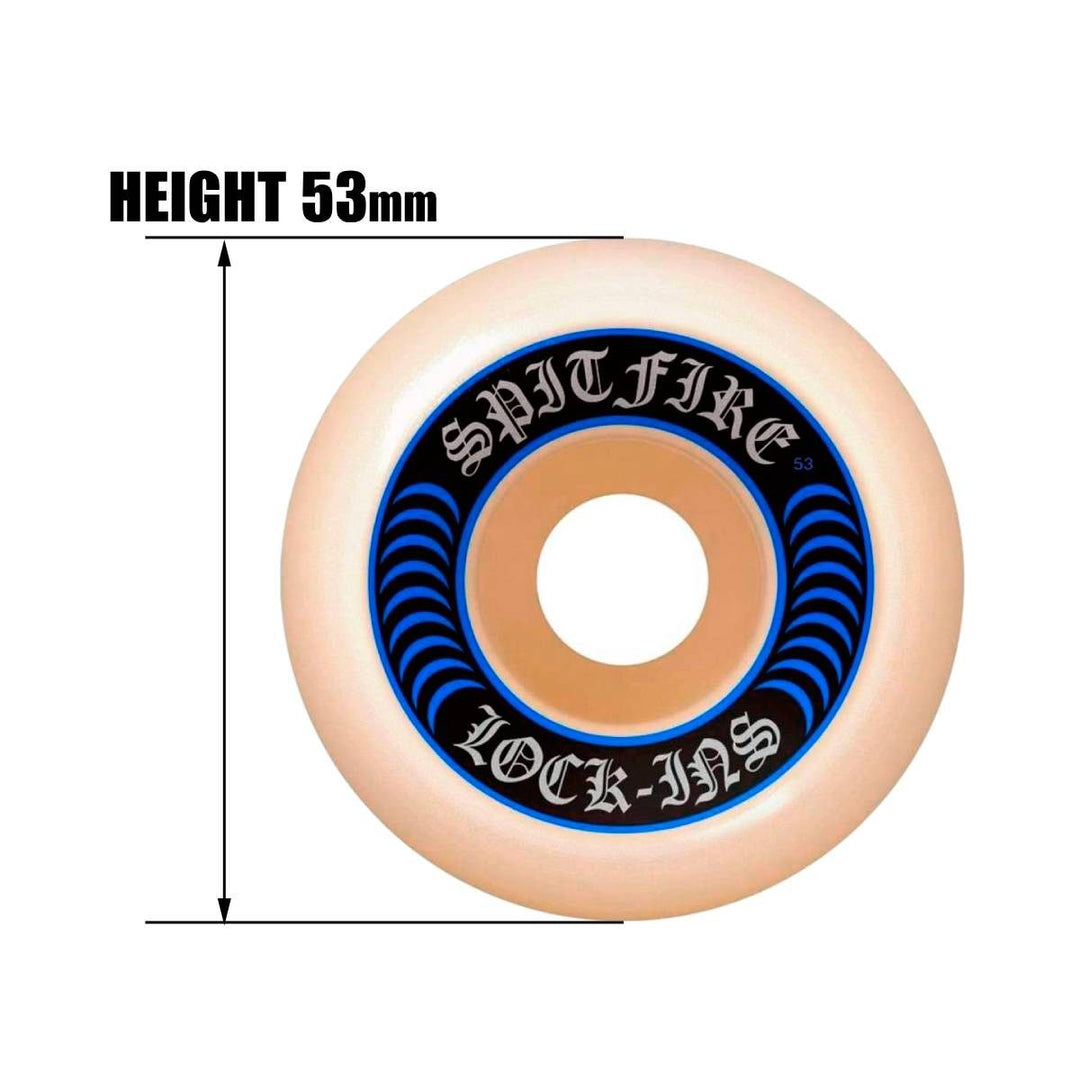 F4 99 LOCK-INS 53mm スケートボード スケボー ウィール