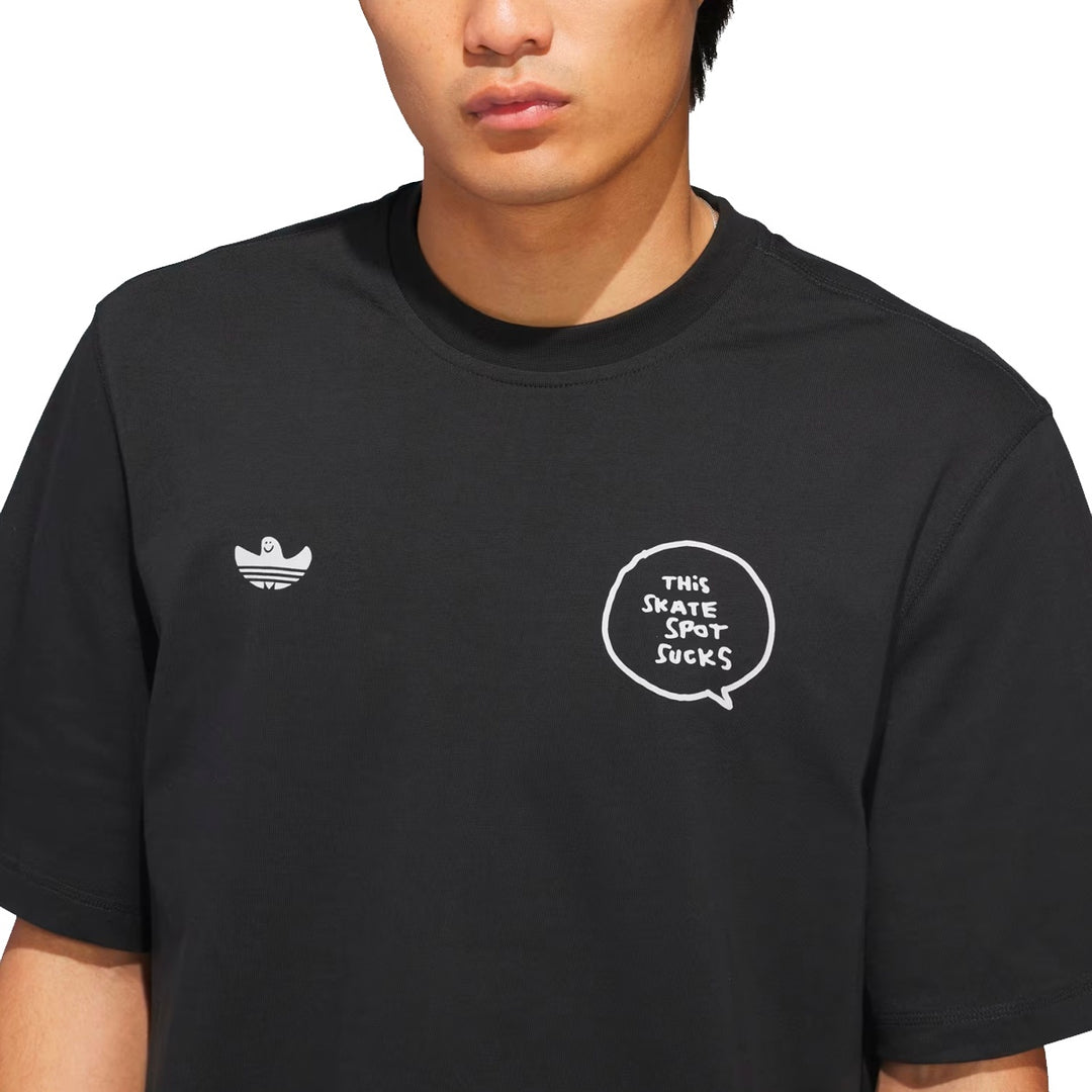 SKATEBOARDING x MARK GONZALES SKATESPOT Tシャツ BLACK  スケートボード スケボー メンズトップス Tシャツ 半袖
