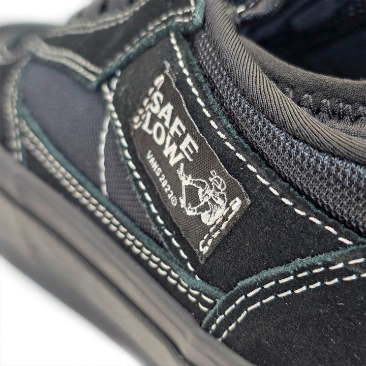 VANS SKATE SAFE LOW BLACK/BLACK スケートボード スケボー シューズ スケシュー スニーカー 靴 メンズ