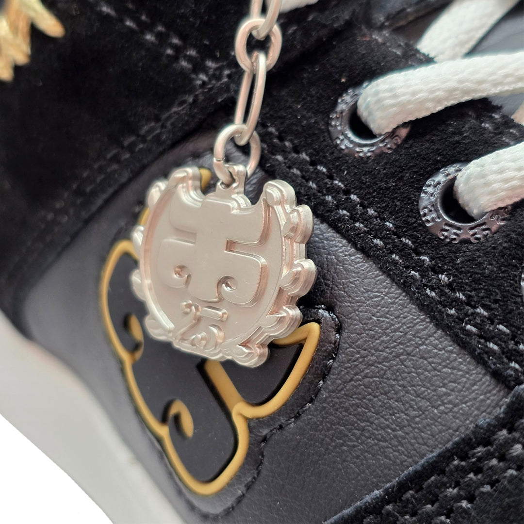 REED LOW BLACK LEATHER SHORT SUEDE