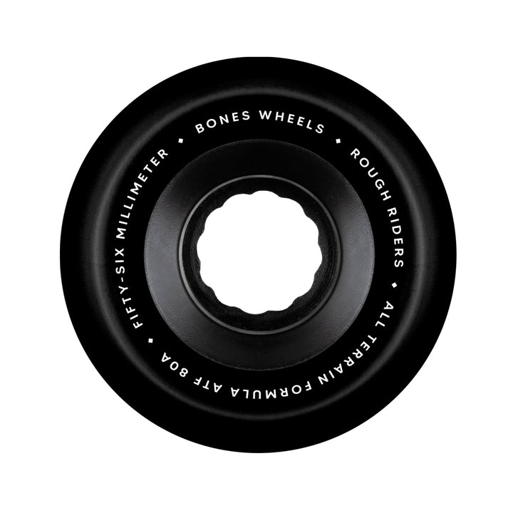 ATF ALL TERRAIN FORMURA ROUGH RIDERS BLACK 56mm 80A スケートボード スケボー ウィール