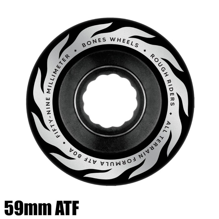 ATF ROUGH RIDERS RUNNERS ETERAL FLAME BLACK 59mm 80A (ソフトウィール)