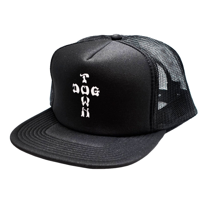 CROSS LETTER FLIP MESH HAT BLACK スケートボード スケボー キャップ メンズ アパレル 帽子