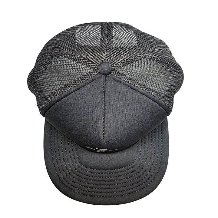 CROSS LETTER FLIP MESH HAT CHARCOAL スケートボード スケボー キャップ メンズ アパレル 帽子