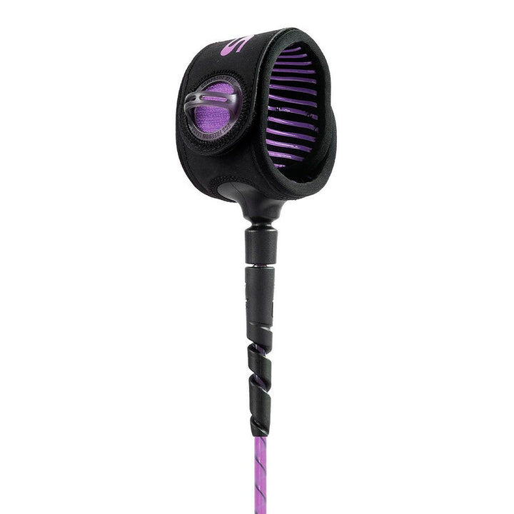 FCS Freedom Helix Leash ALL ROUND 6 ( PURPLE )